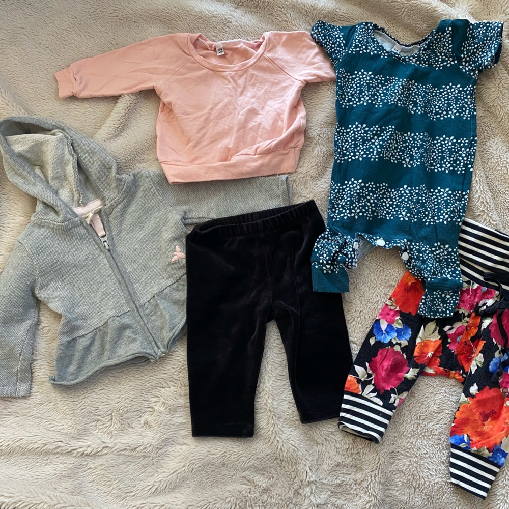 3-6 month girl fall/winter lot